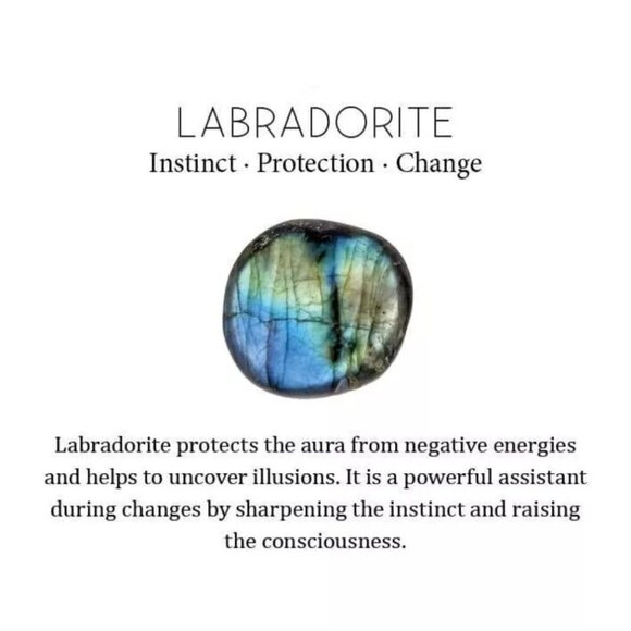 Handcrafted ✦ Marquise Labradorite Bangle ✦ Wire‑Wrapped Copper Bracelet NWT - Picture 7 of 13